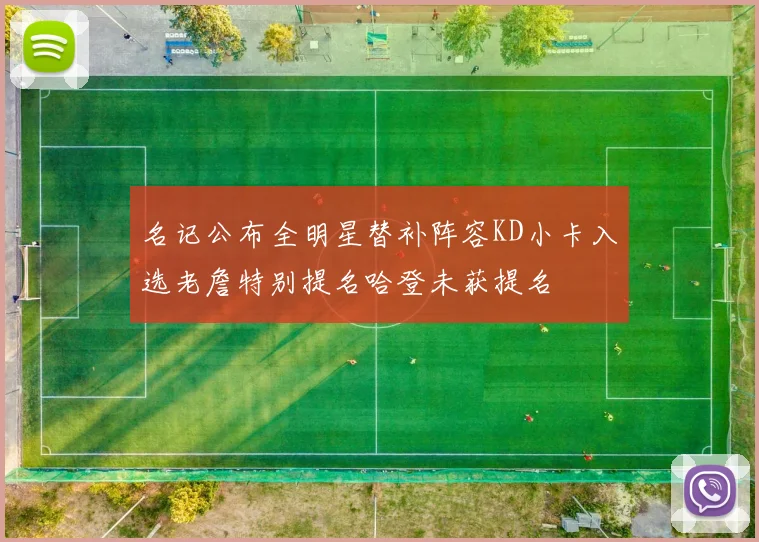 名记公布全明星替补阵容KD小卡入选老詹特别提名哈登未获提名